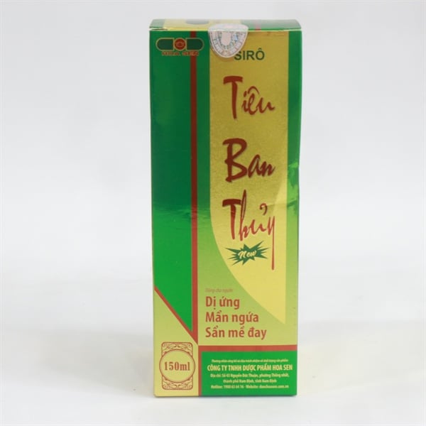 Tiêu ban thủy chai 150ml