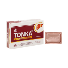 Tonka hỗ trợ điều trị viêm gan B cấp và mạn, bảo vệ và tái tạo gan hộp 20 viên