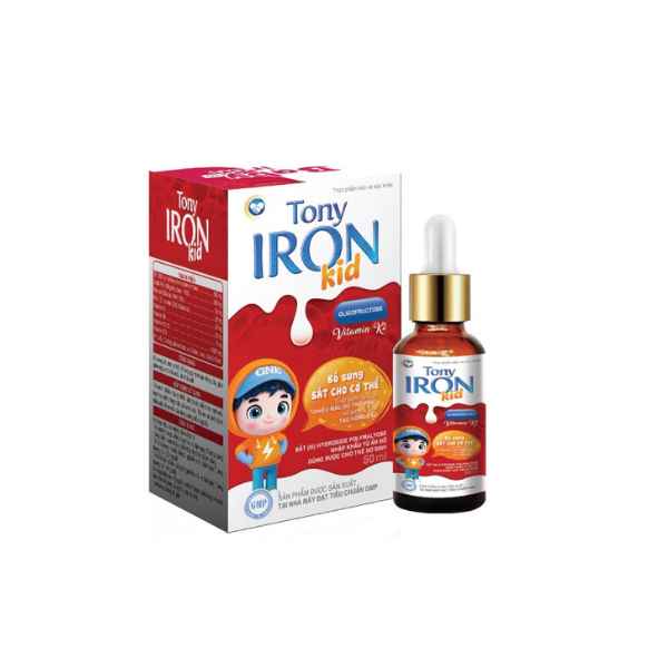 Tony iron kid  giúp giảm nguy cơ thiếu máu hộp 50ml
