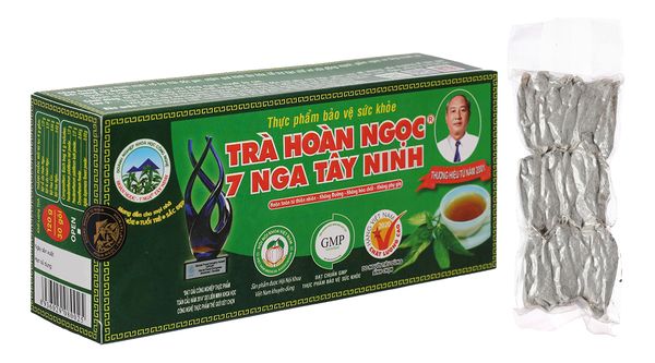 Trà Hoàn Ngọc 7 Nga XANH Tây Ninh thanh nhiệt, giải độc gan hộp 30 gói x 4g