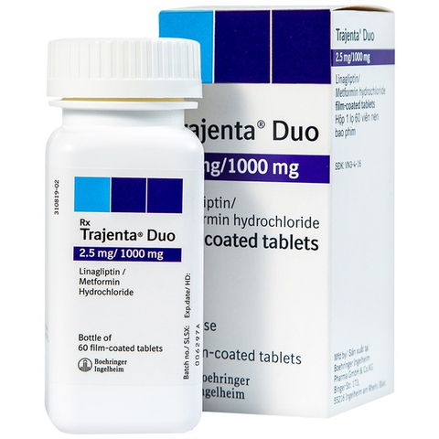 Trajenta duo 2.5/1000 lọ 14 viên