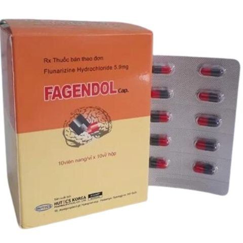 Fagendol Cap 5mg trị đau nửa đầu (10 vỉ x 10 viên)