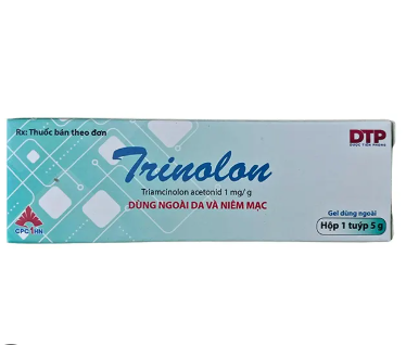 Trinolon (triamcinolon acetonid 1mg/g) tuýp 5g
