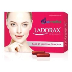 Viên uống trắng da Ladorax hộp 20 viên