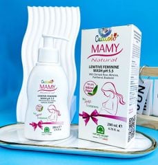 Dung dịch vệ sinh phụ nữ Cucciolo Mamy Natural Lenitive Feminine Wash pH 5.5 hộp 1 chai 200ml