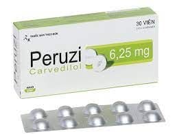 Peruzi 6.25mg Hộp 30 viên
