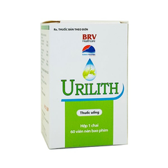 Thuốc Urilith Bv Pharma điều trị sỏi thận, sỏi đường tiết niệu, sỏi mật Hộp 60 viên
