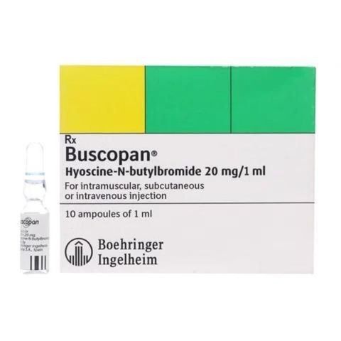 Buscopan 20mg/1ml inj hộp 10 ống