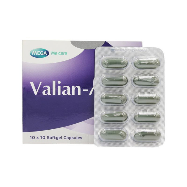 Valian-X trị mất ngủ, lo lắng, rối loạn giấc ngủ hộp 100 viên