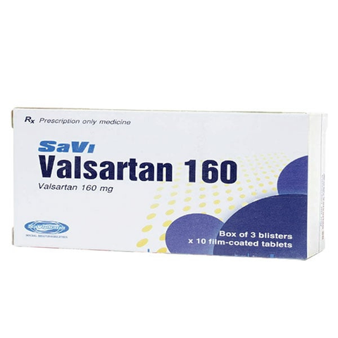 Savi Valsartan 160mg hộp 30 viên