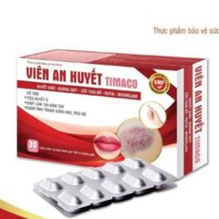 Viên an huyết timaco hỗ trợ tan huyết ứ hộp 30 viên