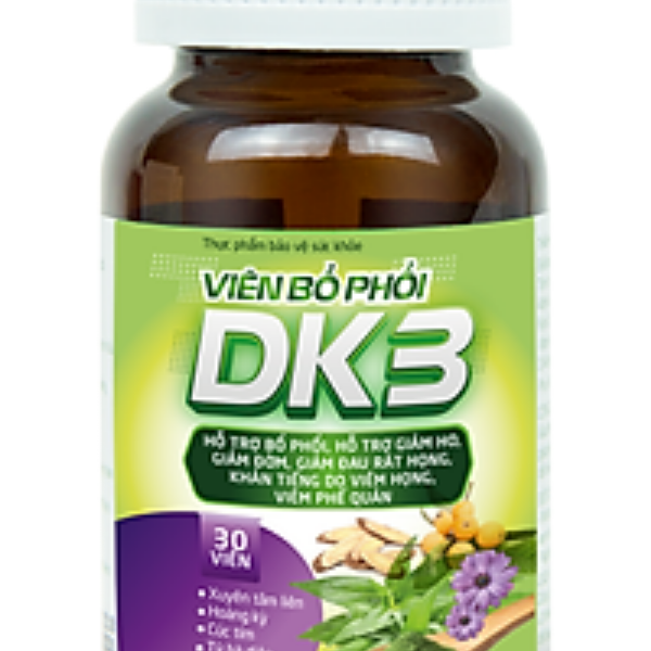 Viên bổ phổi dk3 hộp 30 viên