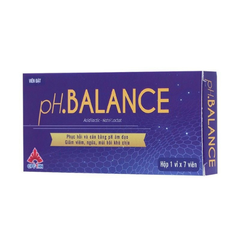 Viên đặt ph.balance điều trị viêm nhiễm vùng kín do vi khuẩn hộp 7 viên