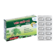 Viên Giấp Cá Extra hỗ trợ điều trị trĩ hộp 30 viên