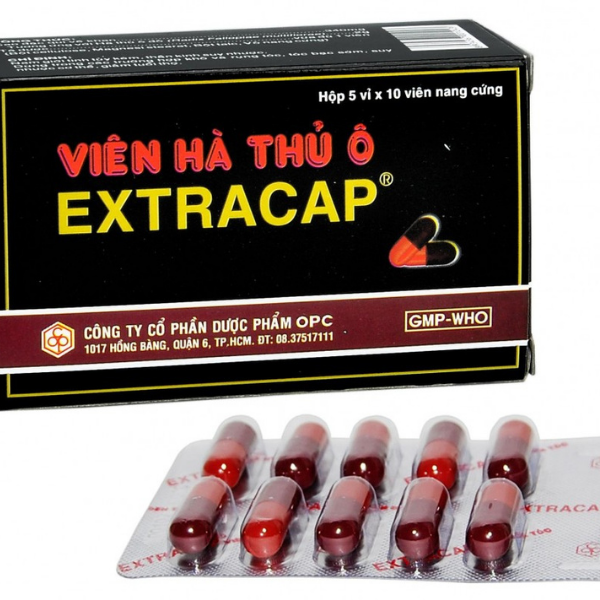 Viên Hà Thủ Ô Extracap trị suy nhược, tóc bạc sớm