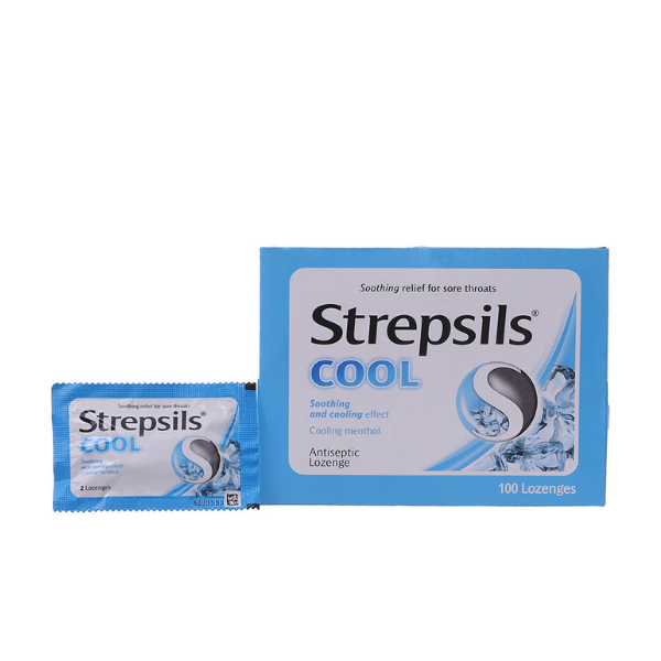 Viên ngậm Strepsils kháng khuẩn, giảm đau họng (50 gói x 2 viên)