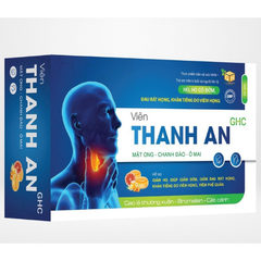 Viên ngậm Thanh An GHC giảm đau rát họng, khản tiếng do viêm họng hộp 24 viên