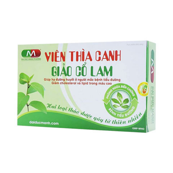 Viên thìa canh giảo cổ lam đại đức mạnh hộp 30 viên