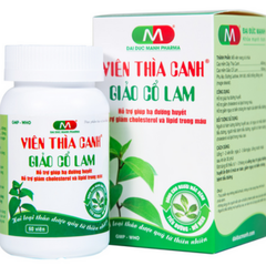 Viên Thìa Canh Giảo Cổ Lam giúp duy trì đường huyết ở mức ổn định hộp 60 viên