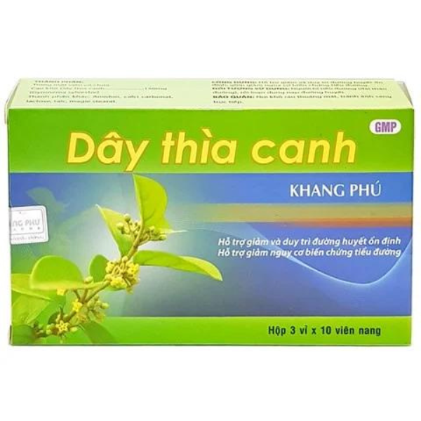 Viên uống giúp ổn định đường huyết Dây Thìa Canh Khang Phú hộp 30 viên