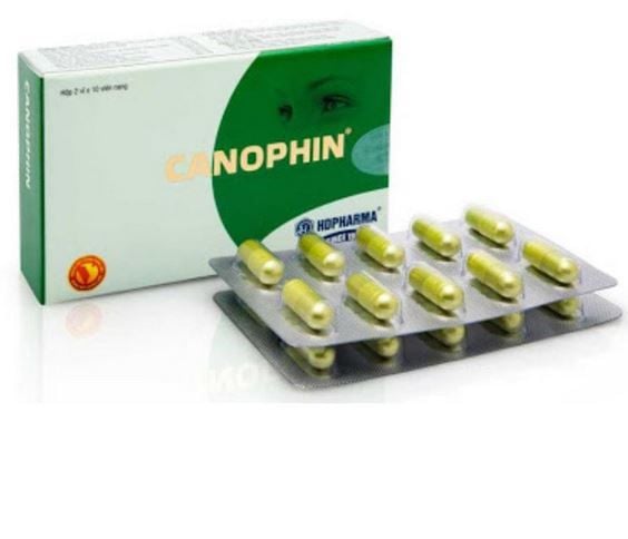 Viên sáng mắt Canophin giúp cải thiện thị lực yếu hộp 30 viên