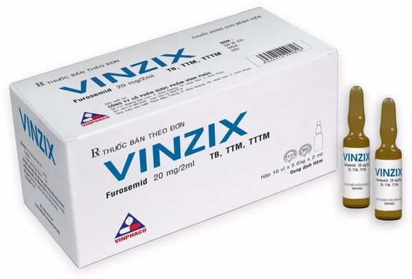 Vinzix furosemid 20mg/2ml hộp