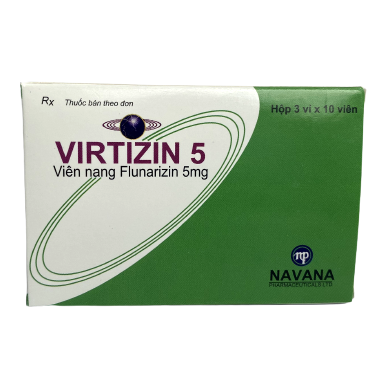 Virtizin 5 Navana - Thuốc điều trị chứng đau nửa đầu hộp 30 viên