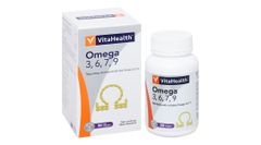 VitaHealth Omega 3,6,7,9 bổ mắt, ngừa xơ vữa động mạch hộp 30 viên