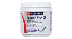 VitaHealth Salmon Fish Oil bổ mắt, ngừa xơ vữa động mạch hộp 100 viên