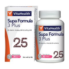 Vitahealthy Supa Formula 3Plus chai 30 viên