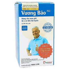 Vương Bảo giúp giảm phì đại lành tính tuyến tiền liệt hộp 80 viên