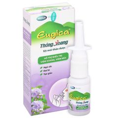 Xịt mũi Thông Xoang Eugica hỗ trợ giảm các bệnh lý hô hấp chai 15ml