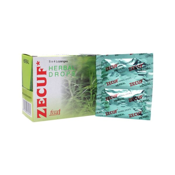 Zecuf herbal cough xanh hộp 20 viên