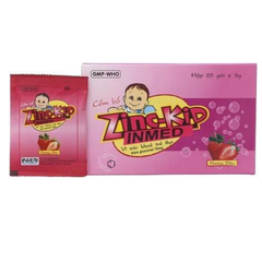 Cốm bổ sung kẽm cho trẻ em Zinc-Kid Inmed hương Dâu hộp 25 gói