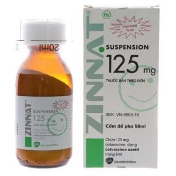 Zinnat 125mg chai 50ml