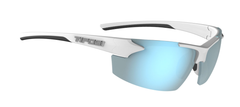 Kính mát thể thao Tifosi TRACK | WHITE / BLACK Tròng Smoke Bright Blue