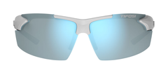 Kính mát thể thao Tifosi TRACK | WHITE / BLACK Tròng Smoke Bright Blue