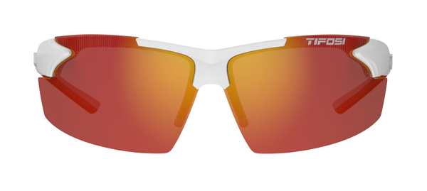  Kính mát thể thao Tifosi TRACK | WHITE / RED Tròng Smoke Red 