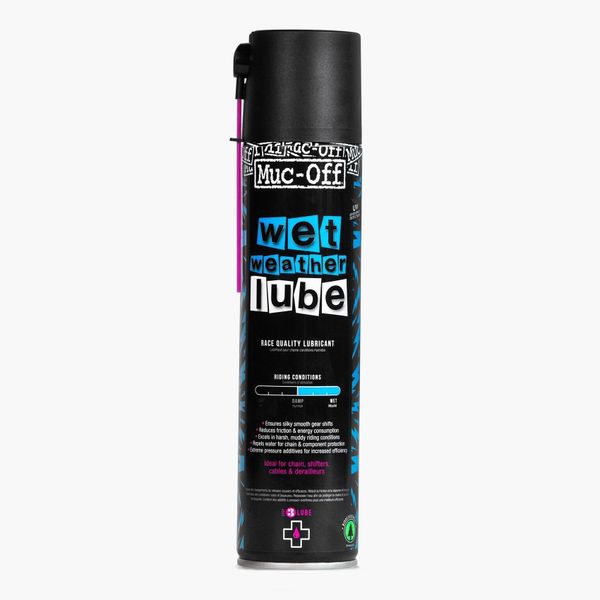  Bình xịt nhớt ướt xe đạp Muc-off Bike Wet Weather Lube Aerosol 400ml 