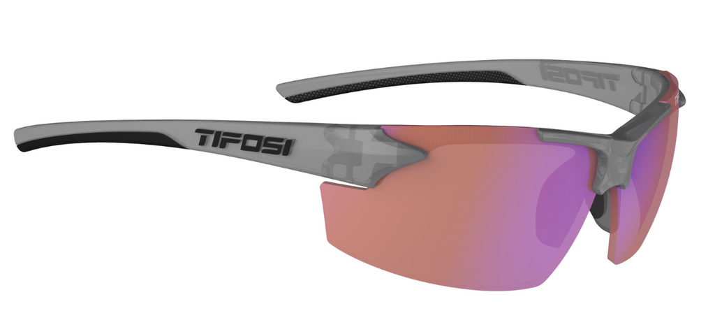 Kính mát thể thao Tifosi TRACK | SATIN VAPOR Tròng Red AC