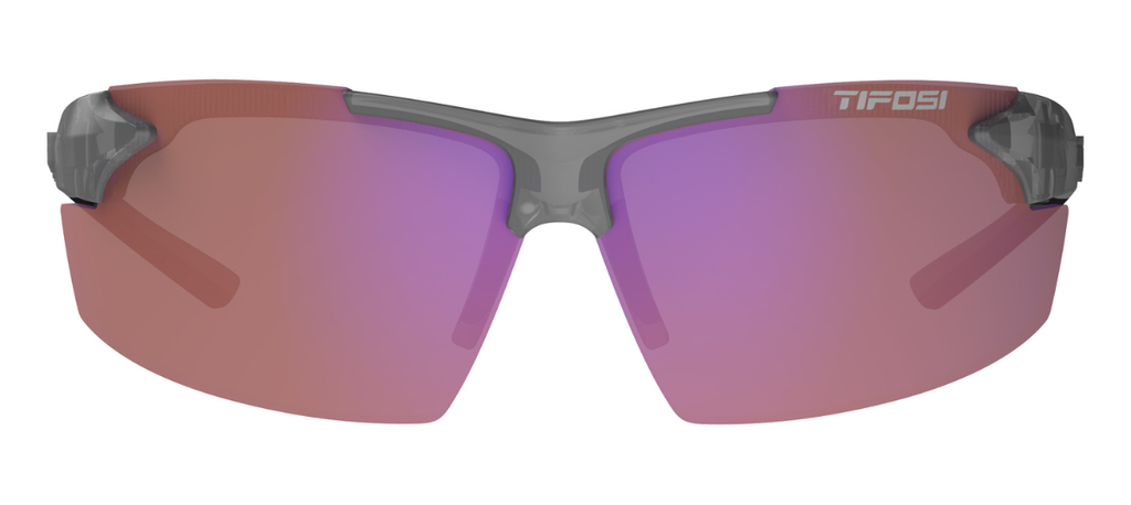Kính mát thể thao Tifosi TRACK | SATIN VAPOR Tròng Red AC
