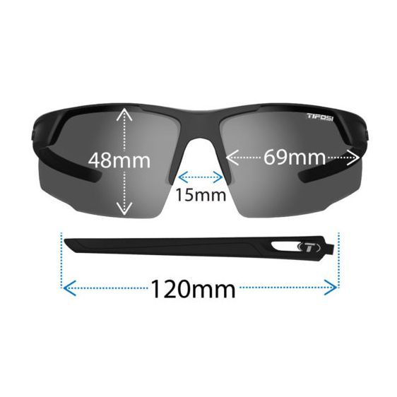 Kính mát thể thao Tifosi CENTUS | MIDNIGHT NAVY Tròng Smoke