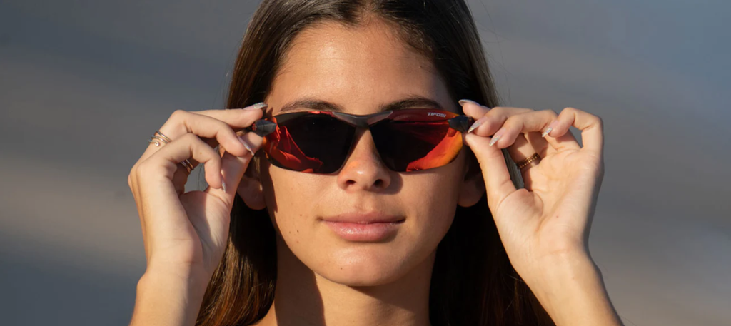 Kính mát thể thao Tifosi SEEK FC 2.0 | SATIN VAPOR Tròng Smoke red