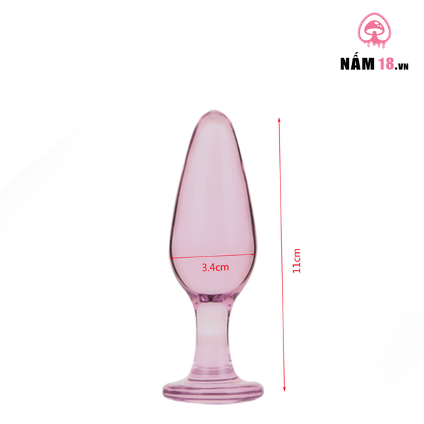 Phích Cắm Hậu Môn Thủy Tinh Size XS