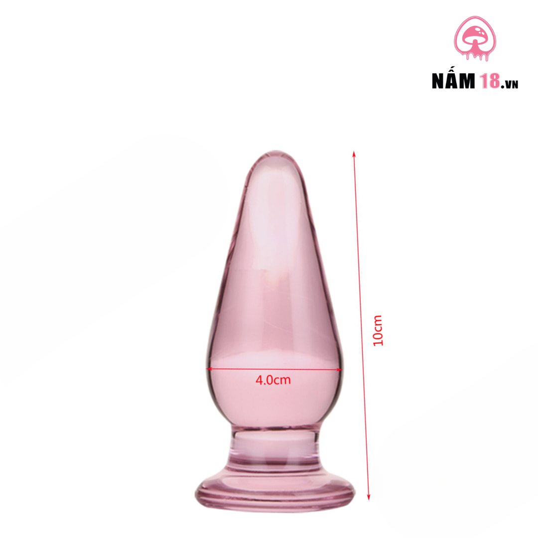  Phích Cắm Hậu Môn Thuỷ Tinh Size L 