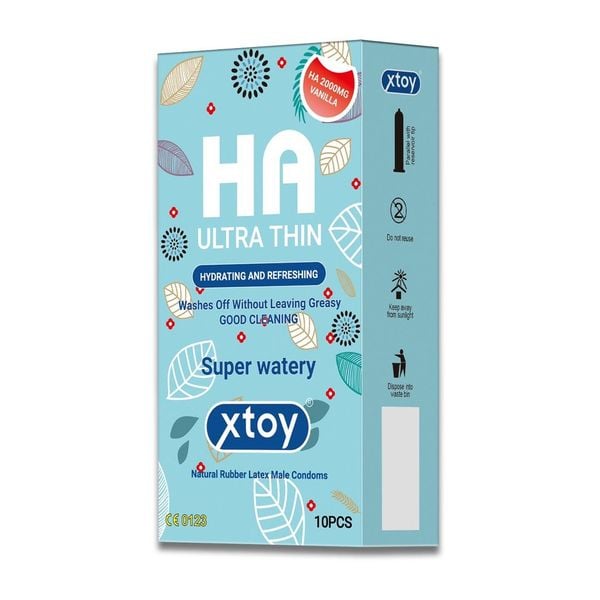 Bao Cao Su Siêu Mỏng Xtoy HA Utrathin Nhiều Gel