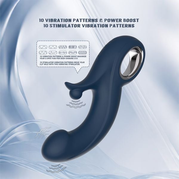 Dương Vật Giả Kissen Fury Có Nhánh 10 Chế Độ Rung