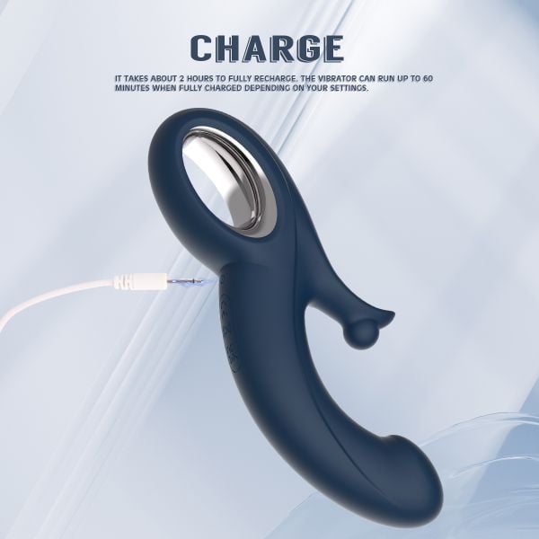 Dương Vật Giả Kissen Fury Có Nhánh 10 Chế Độ Rung