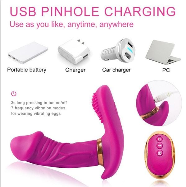 Trứng Rung Cao Cấp Wearable 7 Chế Độ Rung Ngoáy