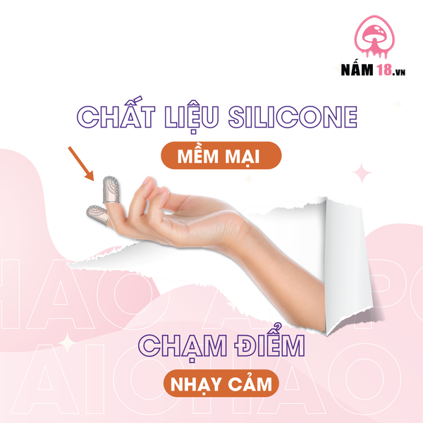  Bao Cao Su Ngón Tay Gai Lớn Aichao 2 Ngón Ngắn 